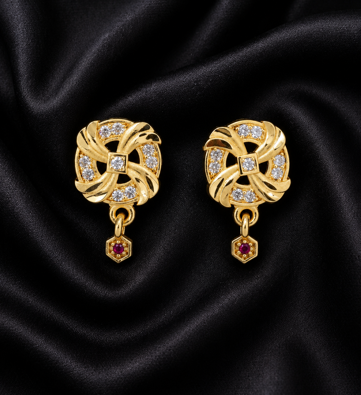 traditional 1 gram gold plated daily wear tops for girls