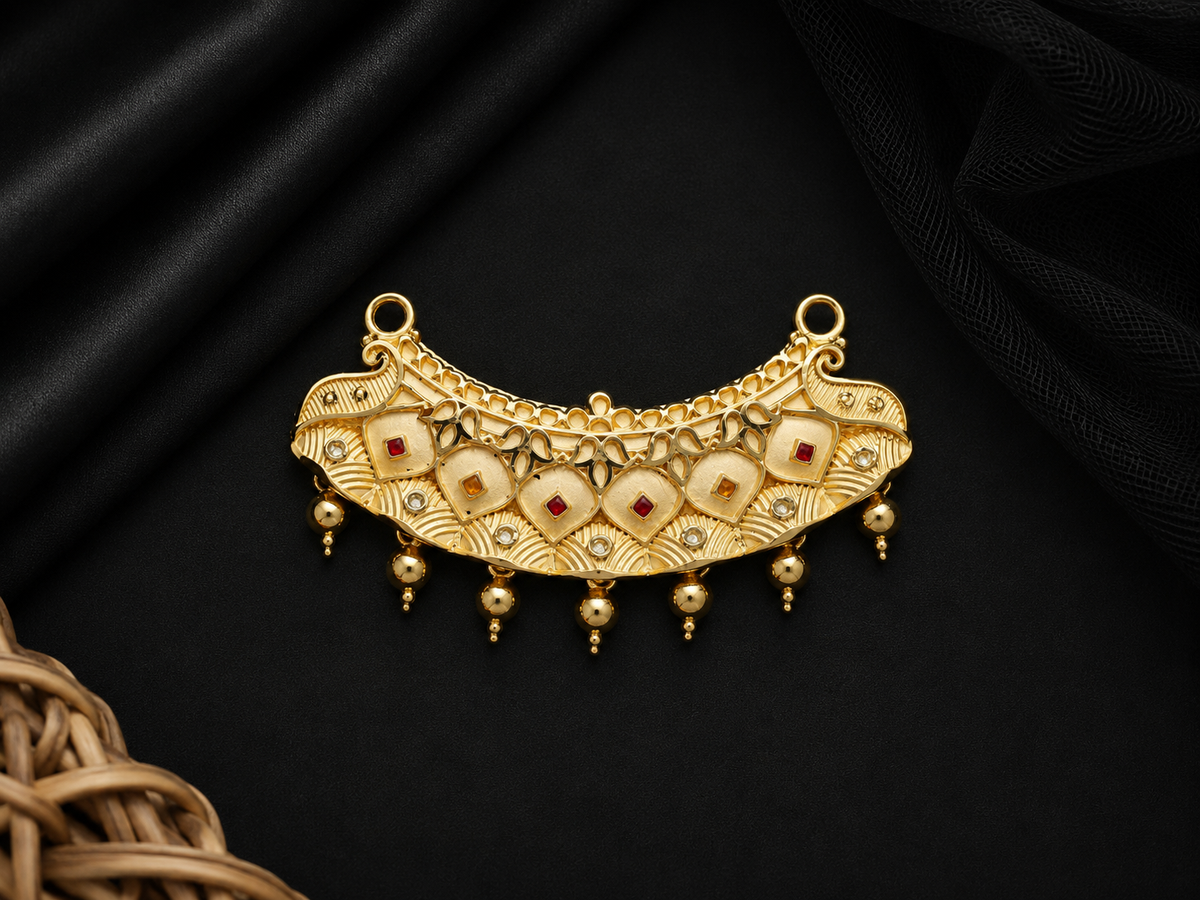 Traditional 1 Gram gold plated pendal